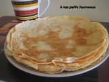 Crèpes moelleuses au lait fermenté