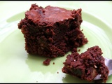 Mettre de soi dans sa cuisine - Brownie aux noisettes caramélisées à la fleur de sel