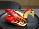 Comment faire un cygne avec une pomme