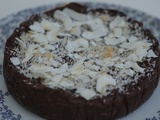 Flan coco chocolat sans pâte
