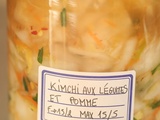 Kimchi aux légumes et pomme