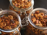 Muesli croustillant sans sucre amandes et chocolat