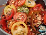 Salade de tomates aux graines