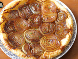 Tarte tatin aux oignons caramélisés (pas à pas en photos)