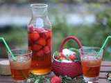 Recette : le thé glacé fraise basilic avec la bouilloire Avance Collection  de Philips - M6
