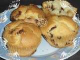 Muffins au mascarpone pépites de chocolat