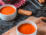 Soupe de tomates, et patate douce