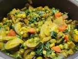 Légumes au citron confit et à la coriandre (ig bas)