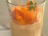 Mousse d'abricots vanillés à la ricotta (ig bas)