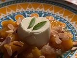 Panna cotta pêche verveine ig bas