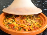 Tajine de légumes et pst aux herbes et épices (ig bas)