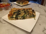 Tarte aux oignons et légumes à la cancoillotte Ig bas