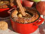 Gâteau en cocotte aux pommes, amandes et cannelle