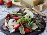 Salade très gourmande aux gésiers de canard en persillade
