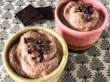 Mousse au chocolat, vanille et cannelle {sans sucre}