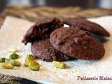 Chocolate pistachio cookies