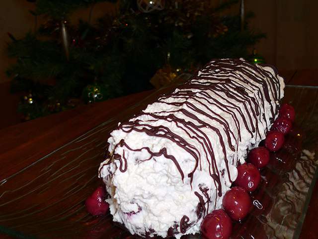 Cake au chocolat façon bûche de Noël - Cerfdellier le Blog