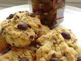 Cookies rustiques aux pépites de chocolat et aux noisettes