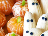 Fruits d’Halloween (dessert healthy) : bananes et clémentines