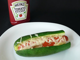 Hot-dog de courgette