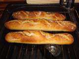 Premières baguettes de pain
