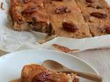 Gâteau de semoule au sirop d'érable et noix de pécan (pour le défi recette de grand-mère)