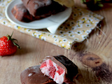 Encas glacés fraise chocolat sans gluten lait œufs