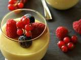 Petites crèmes aux fruits rouges { sans gluten, sans lait, sans oeufs }
