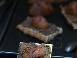 Apéro “tête de mort” pour Halloween – Champignons & tapenade