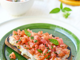 Bruschetta & astuce pour que le pain ne soit pas mouillé
