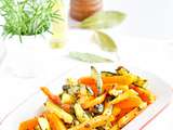 Courgettes et carottes rôties – Méthode de cuisson au four