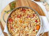 Crumble de tomates cerises au parmesan