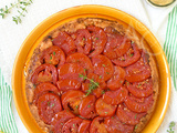 Tarte à la tomate – Renversée mais pas tatin
