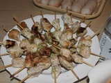 Brochettes de poulet à la citronnelle