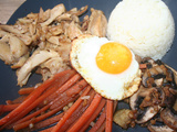 Bibimbap poulet (Corée)