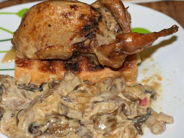 Recettes de Cailles et Cailles farcies - 2