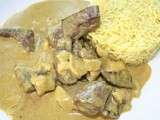 Curry de coeur de boeuf au lait de coco
