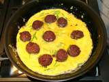 Omelette aux boudins antillais