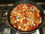 Paella aux fruits de mer (marinera)