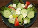 Salade de concombre Fêta