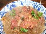 Soupe tonkinoise (phở) à la joue de porc
