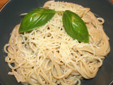 Spaghetti sauce crème d'anchois