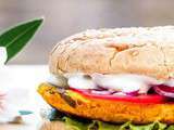 Burger vegan aux lentilles corail