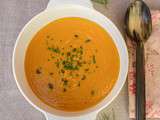 Soupe à la carotte, pamplemousse et curcuma