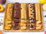 5 cakes sucrés avec une seule pâte (version été)