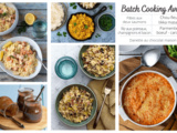 Batch cooking d’avril – 4 repas + 1 dessert pour la semaine