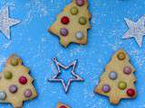 Biscuits sapin de Noël aux smarties