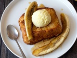 Brioche perdue aux bananes caramélisées