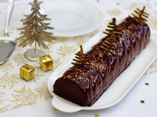 Recettes de Bûche au chocolat de Amandine Cooking