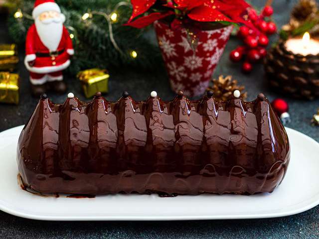 Recettes de Bûche au chocolat de Amandine Cooking